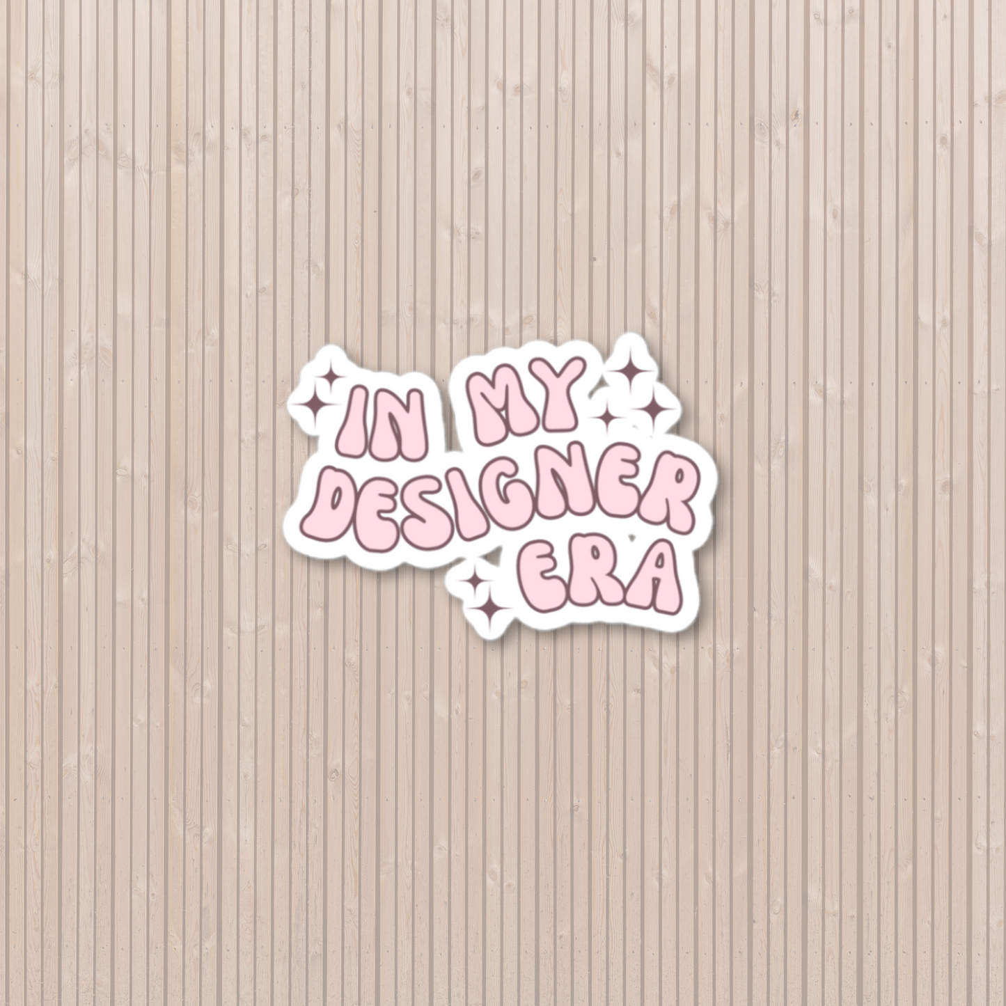 In My Designer Era Sticker