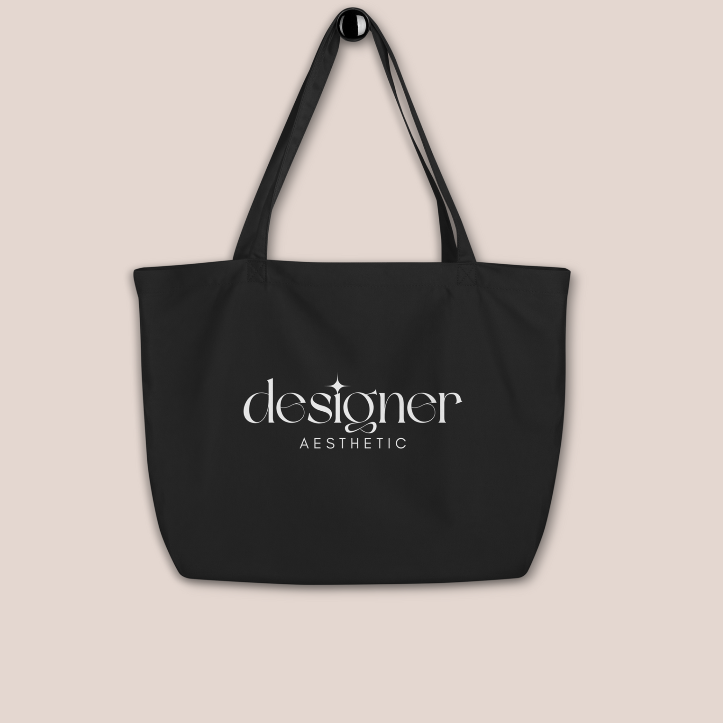 Designer Aesthetic Large Tote Bag