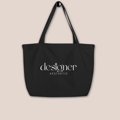 Designer Aesthetic Large Tote Bag