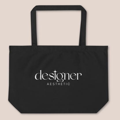 Designer Aesthetic Large Tote Bag