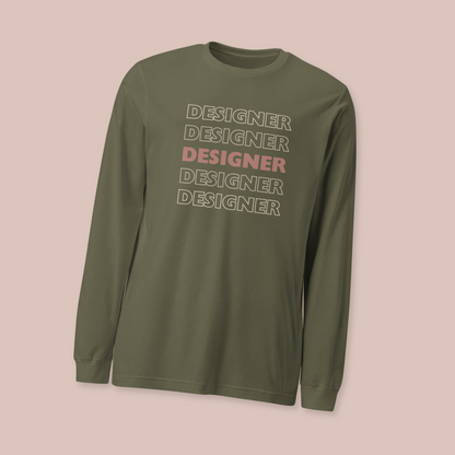 Designer Designer Designer Long Sleeve T-shirt