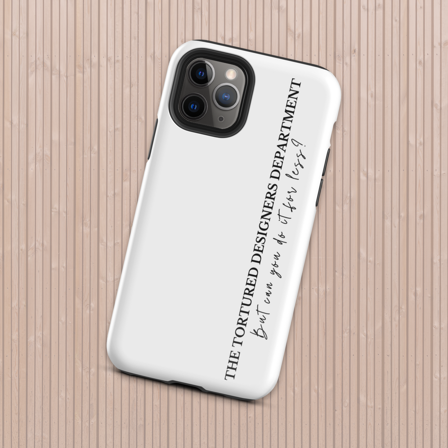 The Tortured Designers Department iPhone Case