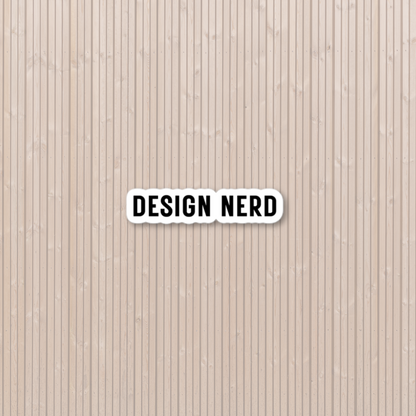 Design Nerd Sticker